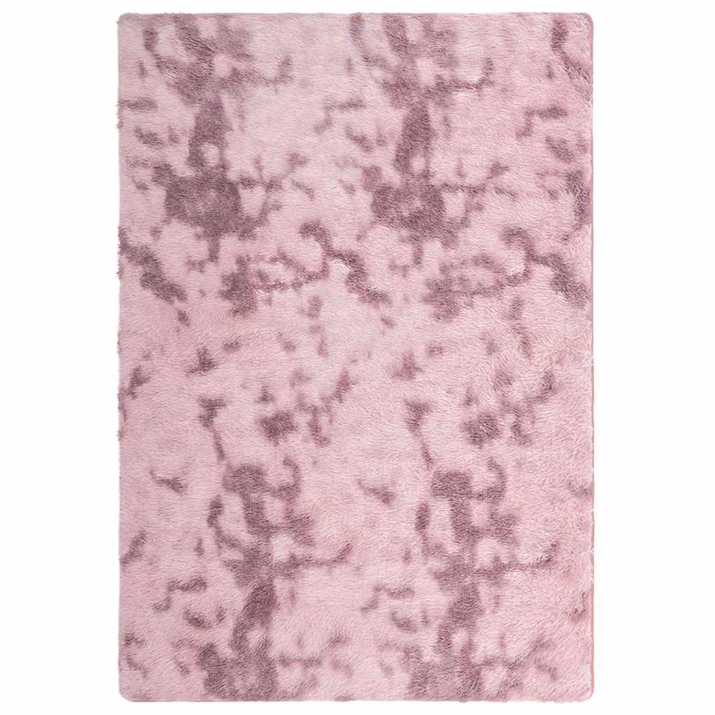 Hoogpolig vloerkleed NAVARRA 200x290 cm polyester stoffig roze
