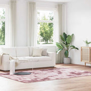 Vloerkleed 200x290 cm polyester stoffig roze hoogpolig