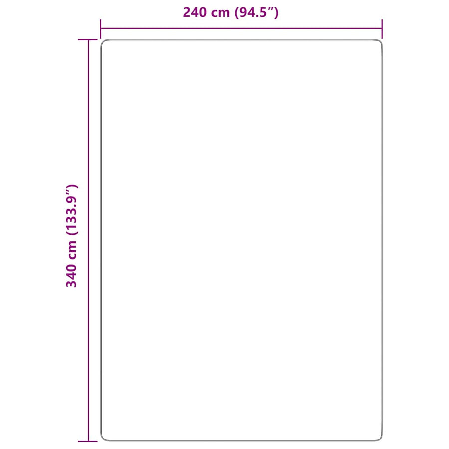 Hoogpolig vloerkleed NAVARRA 240x340 cm polyester beige