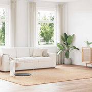 Hoogpolig vloerkleed 240x340 cm beige polyester