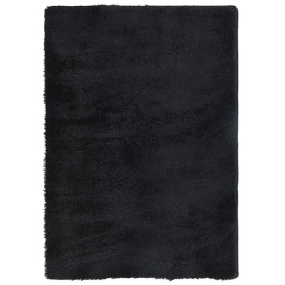 Hoogpolig vloerkleed NAVARRA 240x340 cm polyester zwart