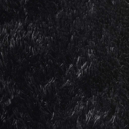 Hoogpolig vloerkleed NAVARRA 240x340 cm polyester zwart