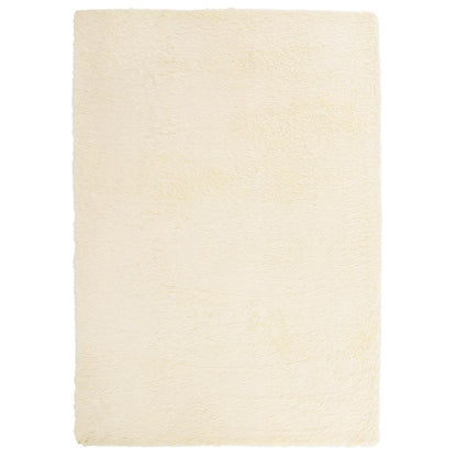 Hoogpolig vloerkleed NAVARRA 240x340 cm polyester crèmekleurig