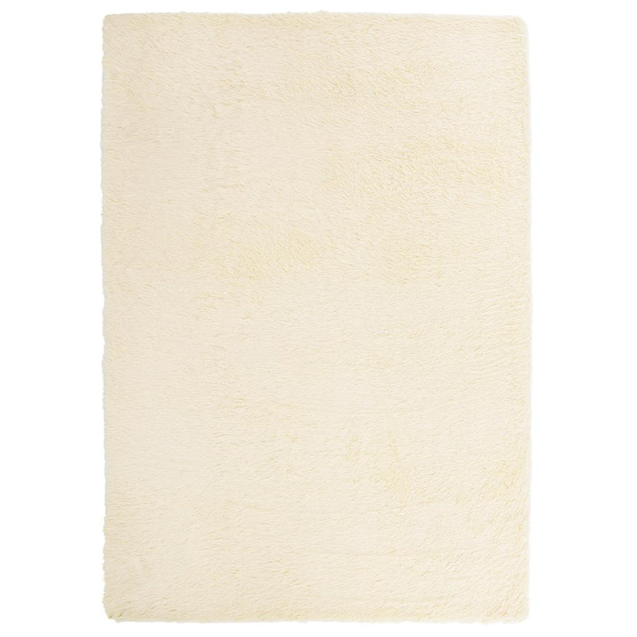 Hoogpolig vloerkleed NAVARRA 240x340 cm polyester crèmekleurig