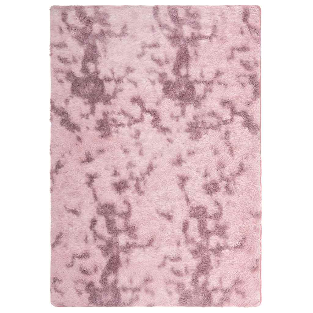 Hoogpolig vloerkleed NAVARRA 240x340 cm polyester stoffig roze