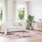 Shaggy rug NAVARRA 240x340 cm polyester dusty pink