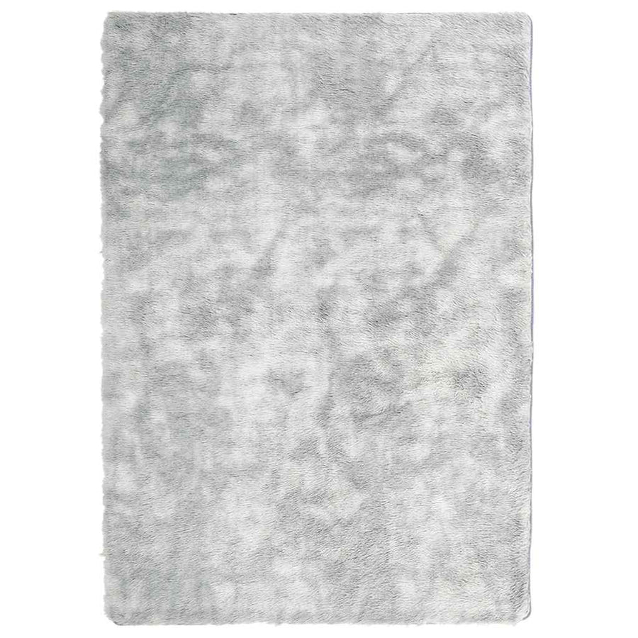 Hoogpolig vloerkleed NAVARRA 240x340 cm polyester lichtgrijs