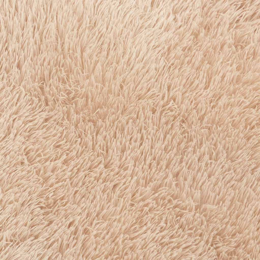 Hoogpolig vloerkleed NAVARRA 240x240 cm polyester beige