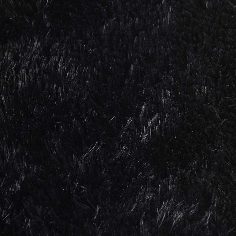 Hoogpolig vloerkleed NAVARRA 300x200 cm polyester zwart