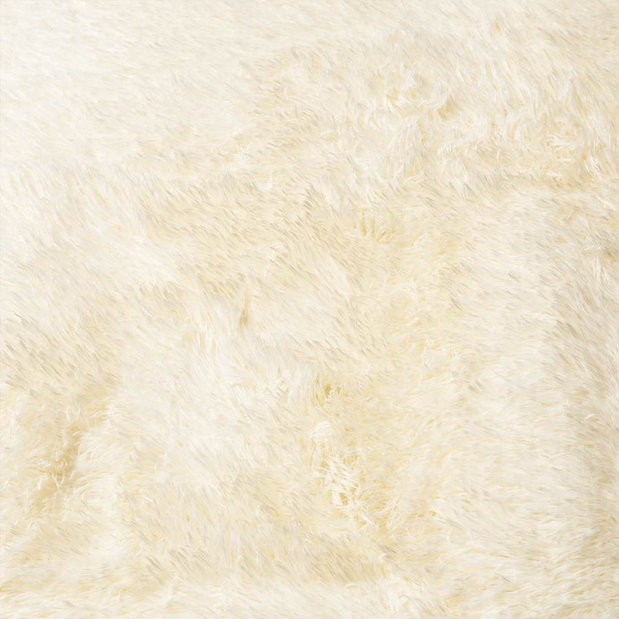 Hoogpolig vloerkleed NAVARRA 300x200 cm polyester crèmekleurig