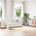 High-pile rug NAVARRA 300x200 cm polyester cream