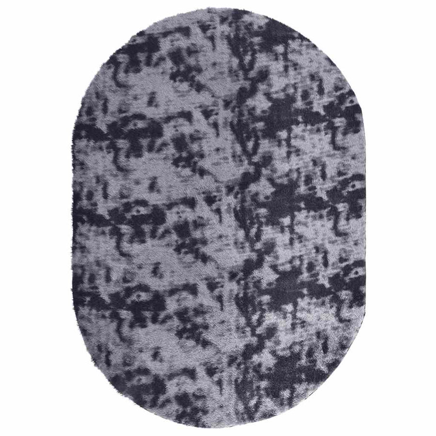 Hoogpolig vloerkleed NAVARRA 300x200 cm polyester donkergrijs