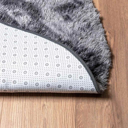 Hoogpolig vloerkleed NAVARRA 300x200 cm polyester donkergrijs