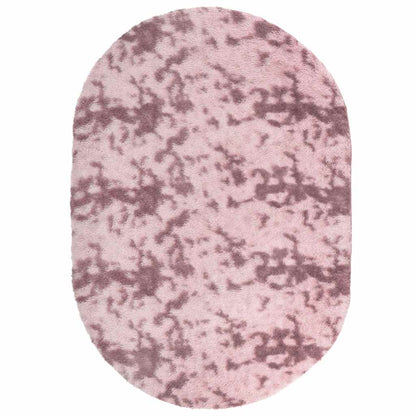 Hoogpolig vloerkleed NAVARRA 300x200 cm polyester stoffig roze