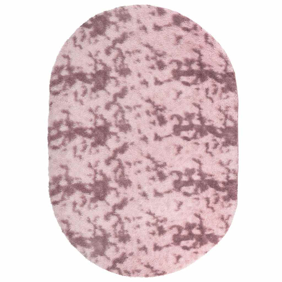 Hoogpolig vloerkleed NAVARRA 300x200 cm polyester stoffig roze