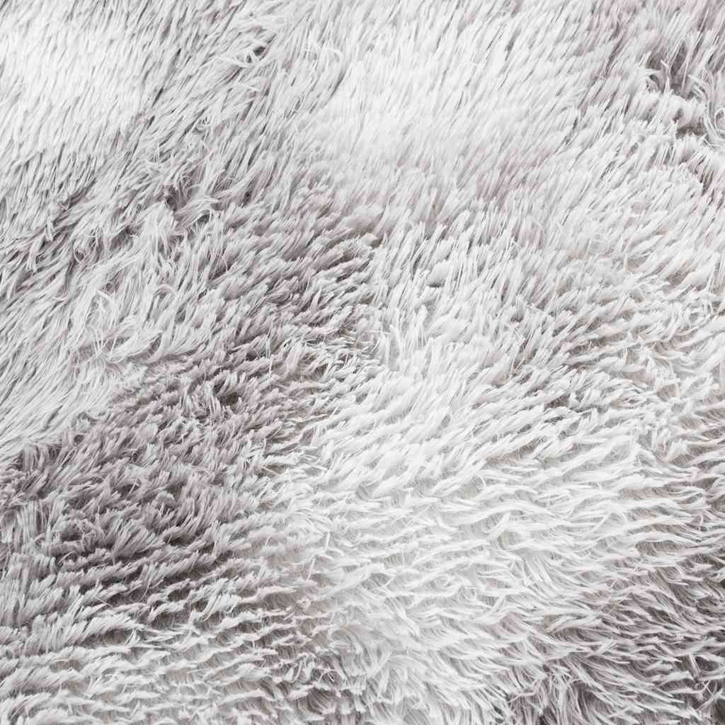 Hoogpolig vloerkleed NAVARRA 300x200 cm polyester lichtgrijs