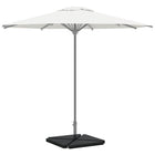 Parasol Base Plates 4 Pcs Triangular 14 kg Granite Black