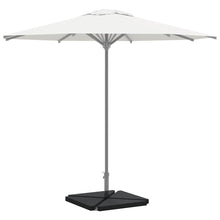 Parasolvoetplaten 4 St Driehoekig 14 Kg Graniet Zwart