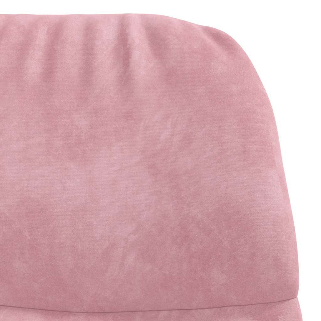 Schommelstoel Fluweel 1 Roze