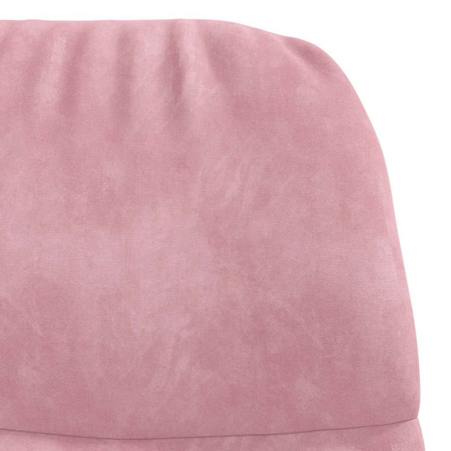 Schommelstoel Fluweel 1 Roze