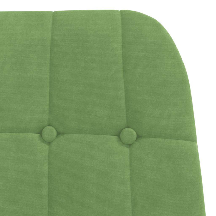 Relaxstoel fluweel lichtgroen