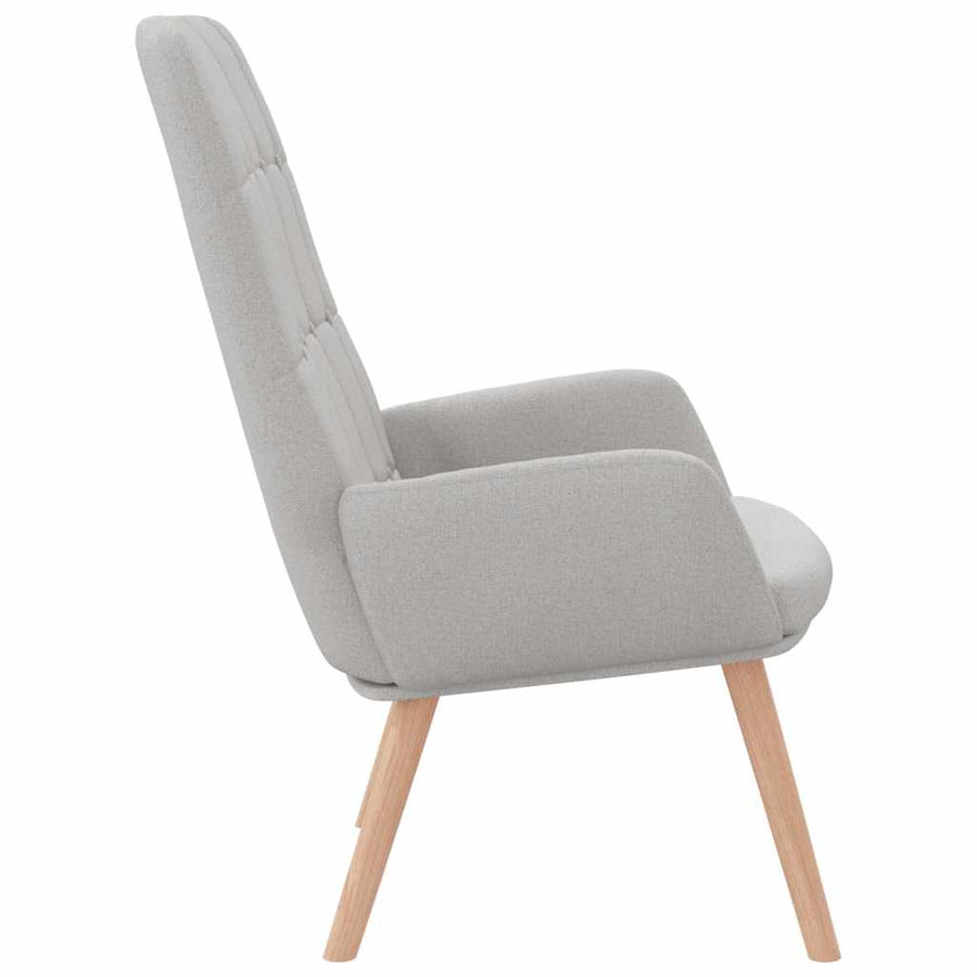 Relaxstoel Stof Wolk Grijs 1 Wolkengrijs