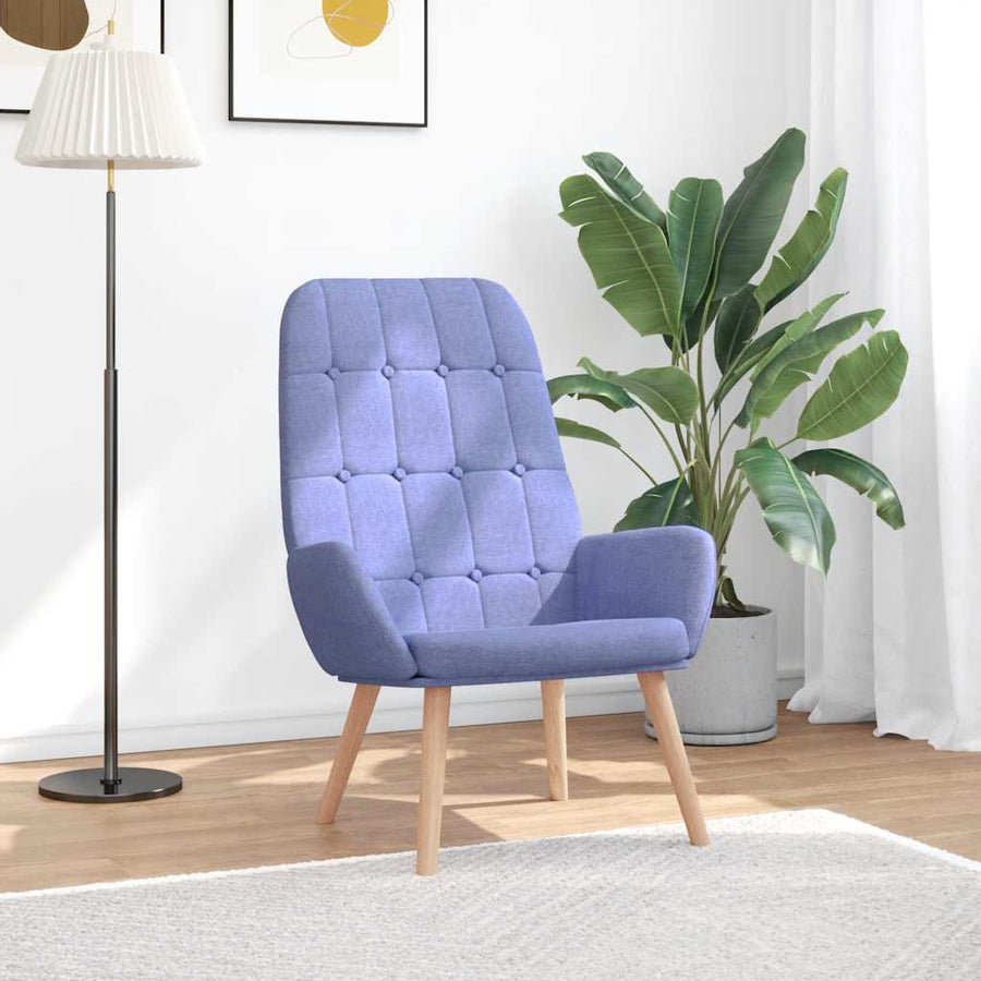Relaxstoel Stof 1 Jeansblauw