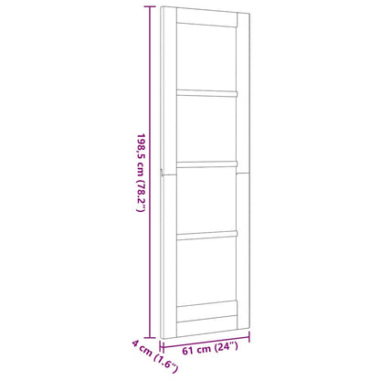 Binnen Deur ORKDAL Wit 61 x 198,5 cm Multiplex