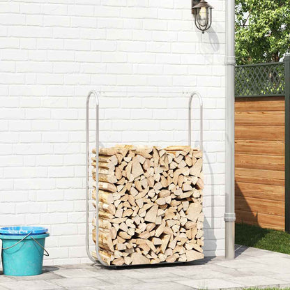 Haardhoutrek 100x25x150 cm gegalvaniseerd staal
