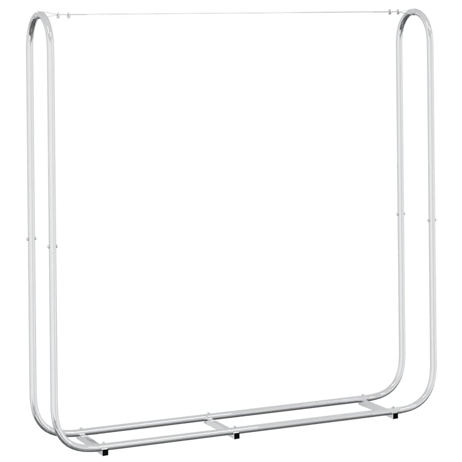 Haardhoutrek 150x25x150 cm gegalvaniseerd staal