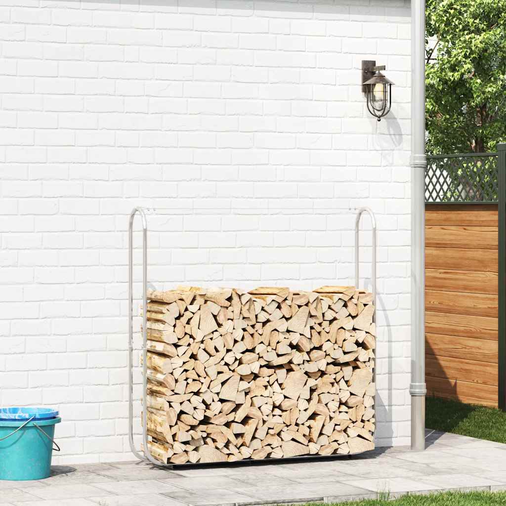 Haardhoutrek 150x25x150 cm gegalvaniseerd staal