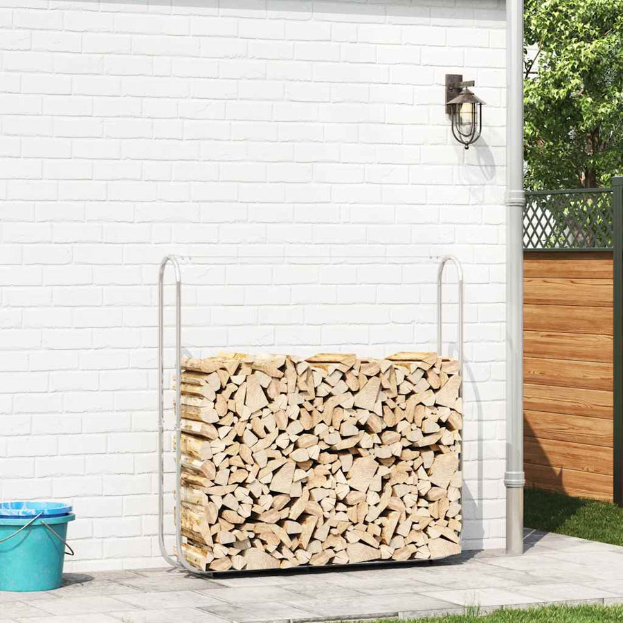 Haardhoutrek 150x25x150 cm gegalvaniseerd staal