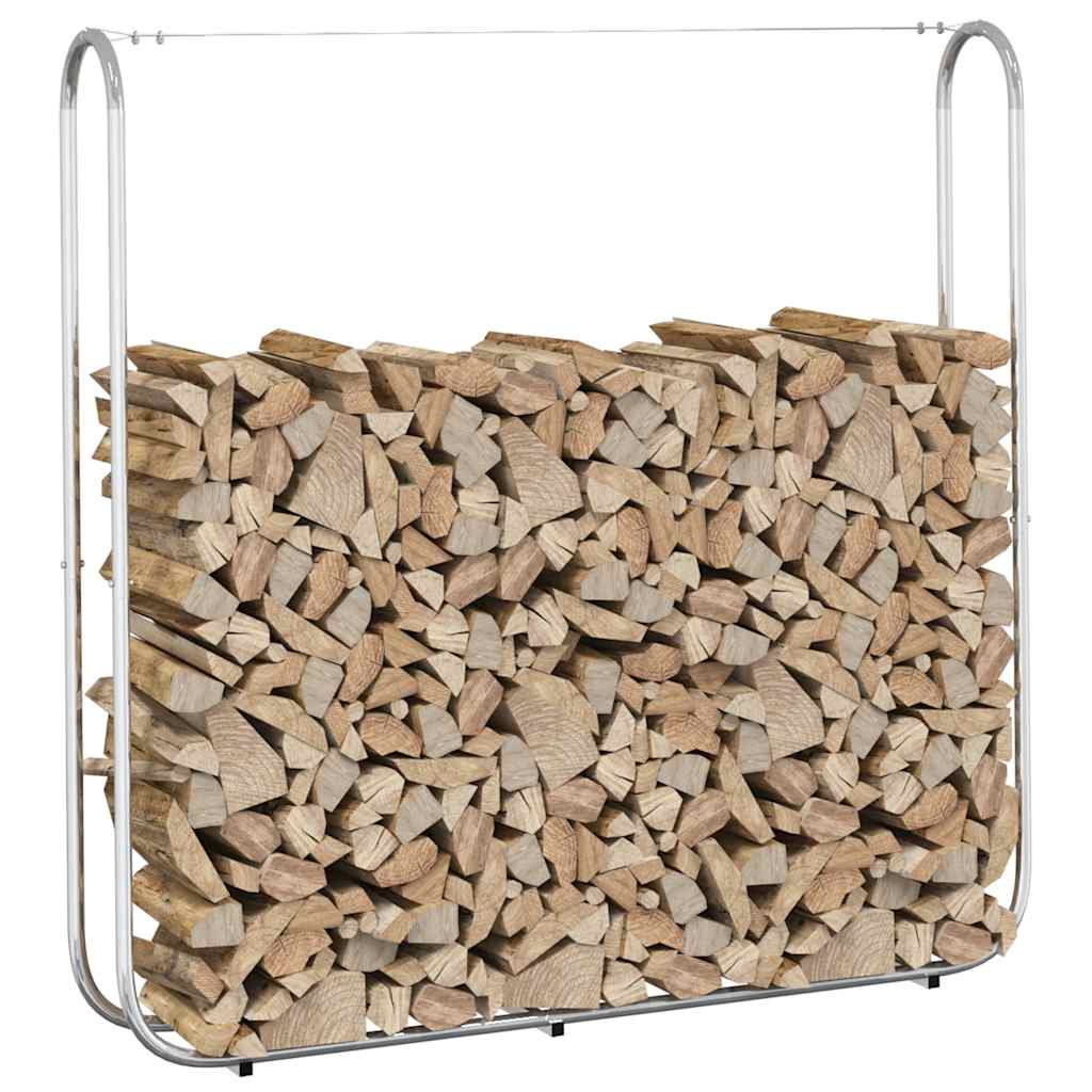 Haardhoutrek 150x25x150 cm gegalvaniseerd staal