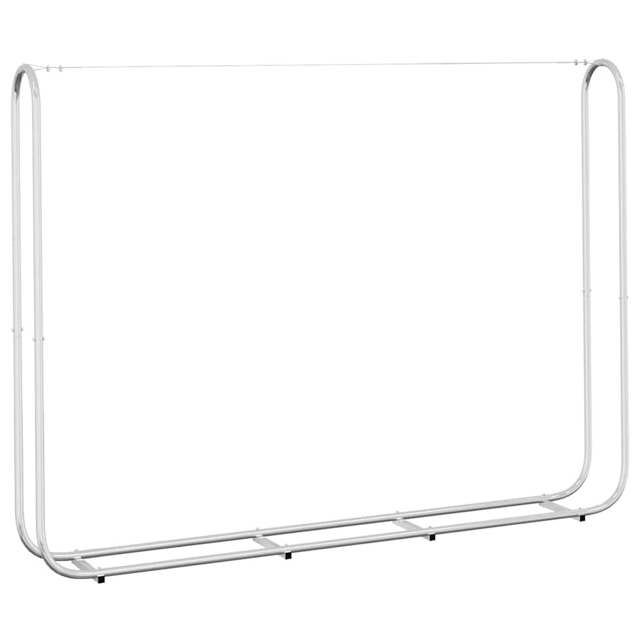 Haardhoutrek 200x25x150 cm gegalvaniseerd staal