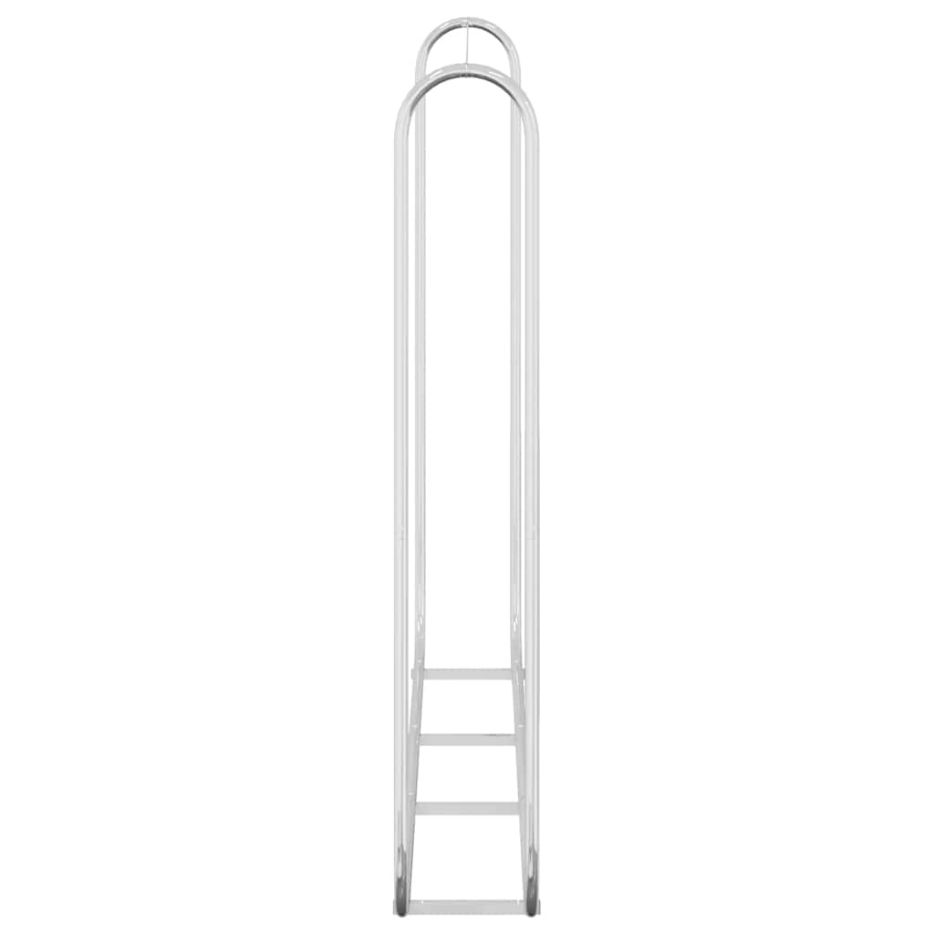 Haardhoutrek 200x25x150 cm gegalvaniseerd staal