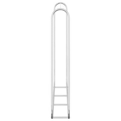 Haardhoutrek 200x25x150 cm gegalvaniseerd staal