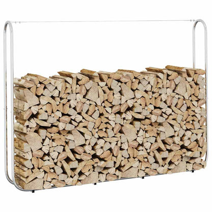 Haardhoutrek 200x25x150 cm gegalvaniseerd staal