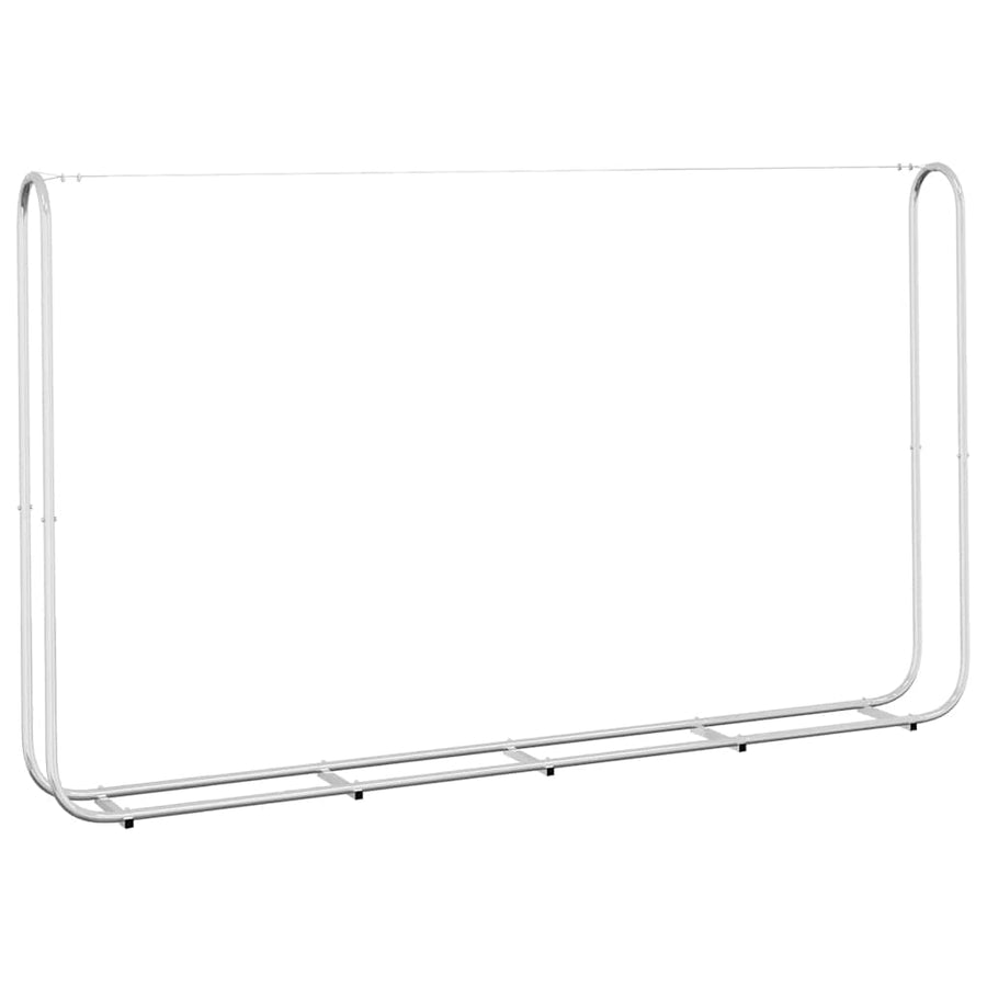 Haardhoutrek 250x25x150 cm gegalvaniseerd staal