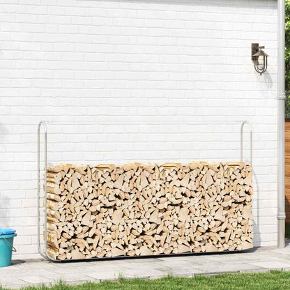 Haardhoutrek 250x25x150 cm gegalvaniseerd staal