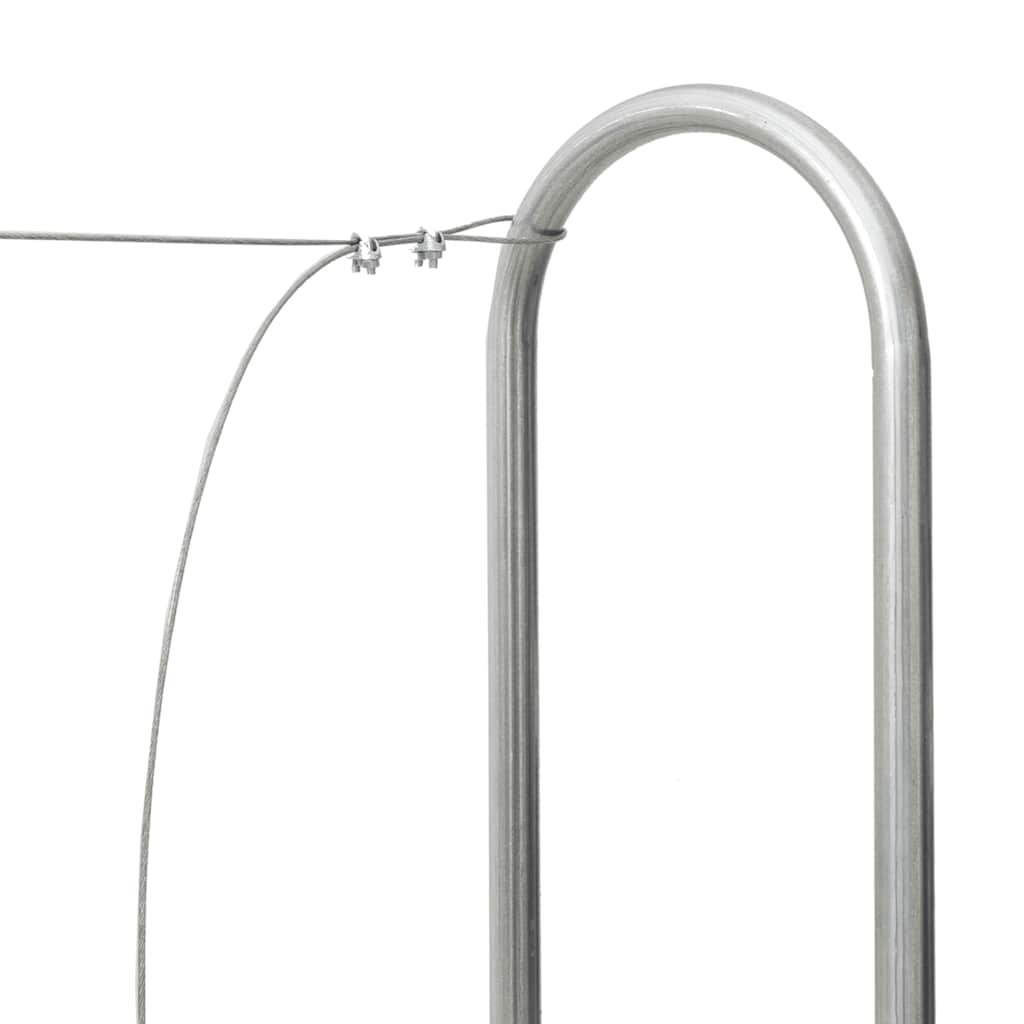 Haardhoutrek 250x25x150 cm gegalvaniseerd staal