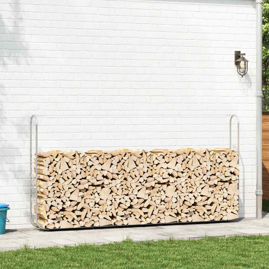 Haardhoutrek 300x25x150 cm gegalvaniseerd staal