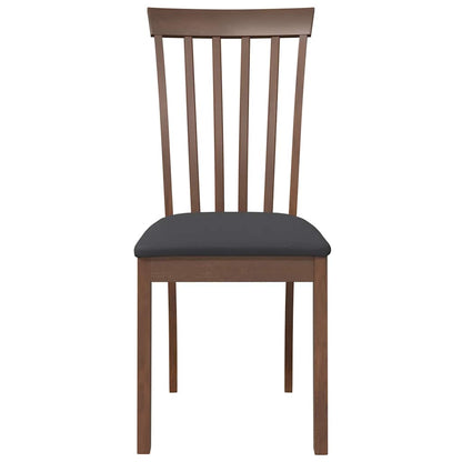 Eetkamerstoelen met kussens 2 st massief hout rubber bruin