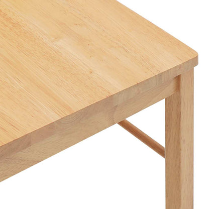 Eetkamerstoelen met kussens 2 st massief hout rubber