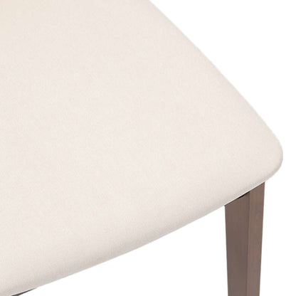 Eetkamerstoelen met kussens 2 st massief hout rubber bruin