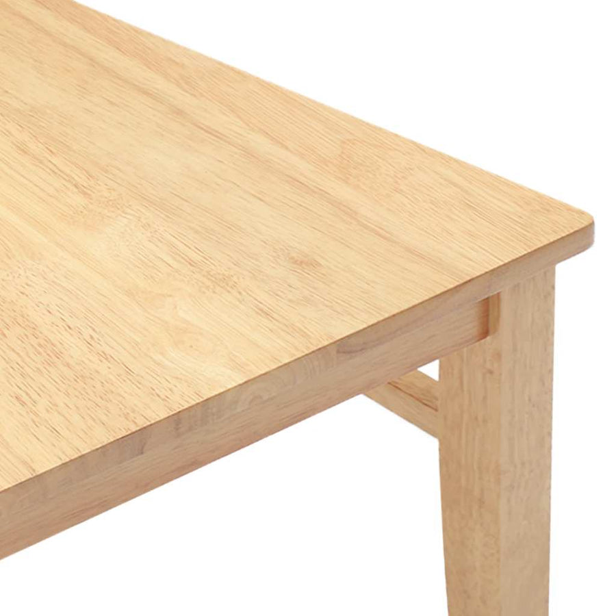 Eetkamerstoelen Massief Hout Rubber Naturel