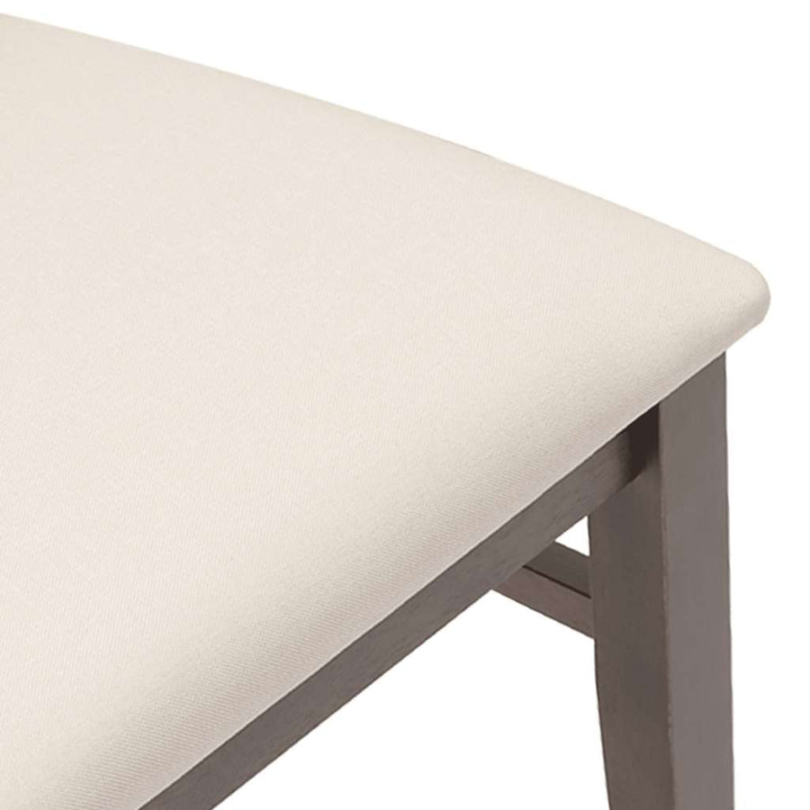 Eetkamerstoelen met kussens 2 stuks bruin massief hout rubber