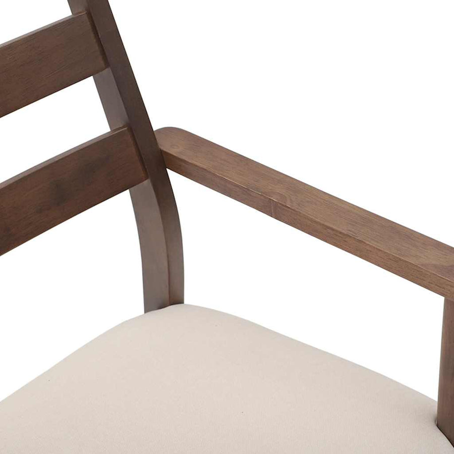 Eetkamerstoelen met kussens 2 stuks bruin massief hout rubber