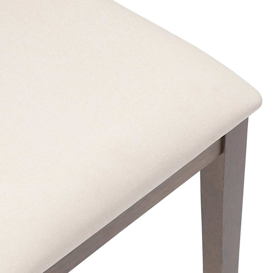 Eetkamerstoelen Met Kussens 2 St Massief Hout Rubber Bruin en licht