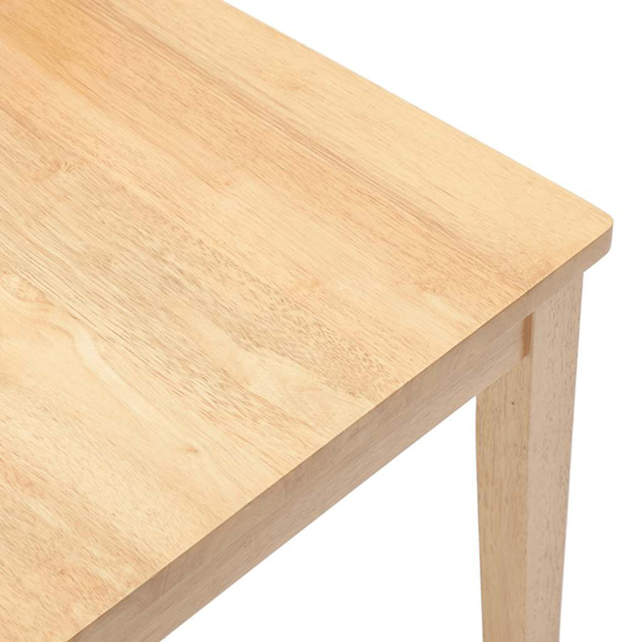 Eetkamerstoelen 2 st massief hout rubber
