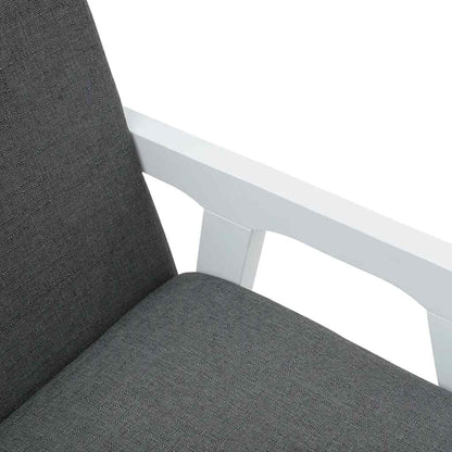 Eetkamerstoelen met kussens 2 stuks wit massief hout rubber